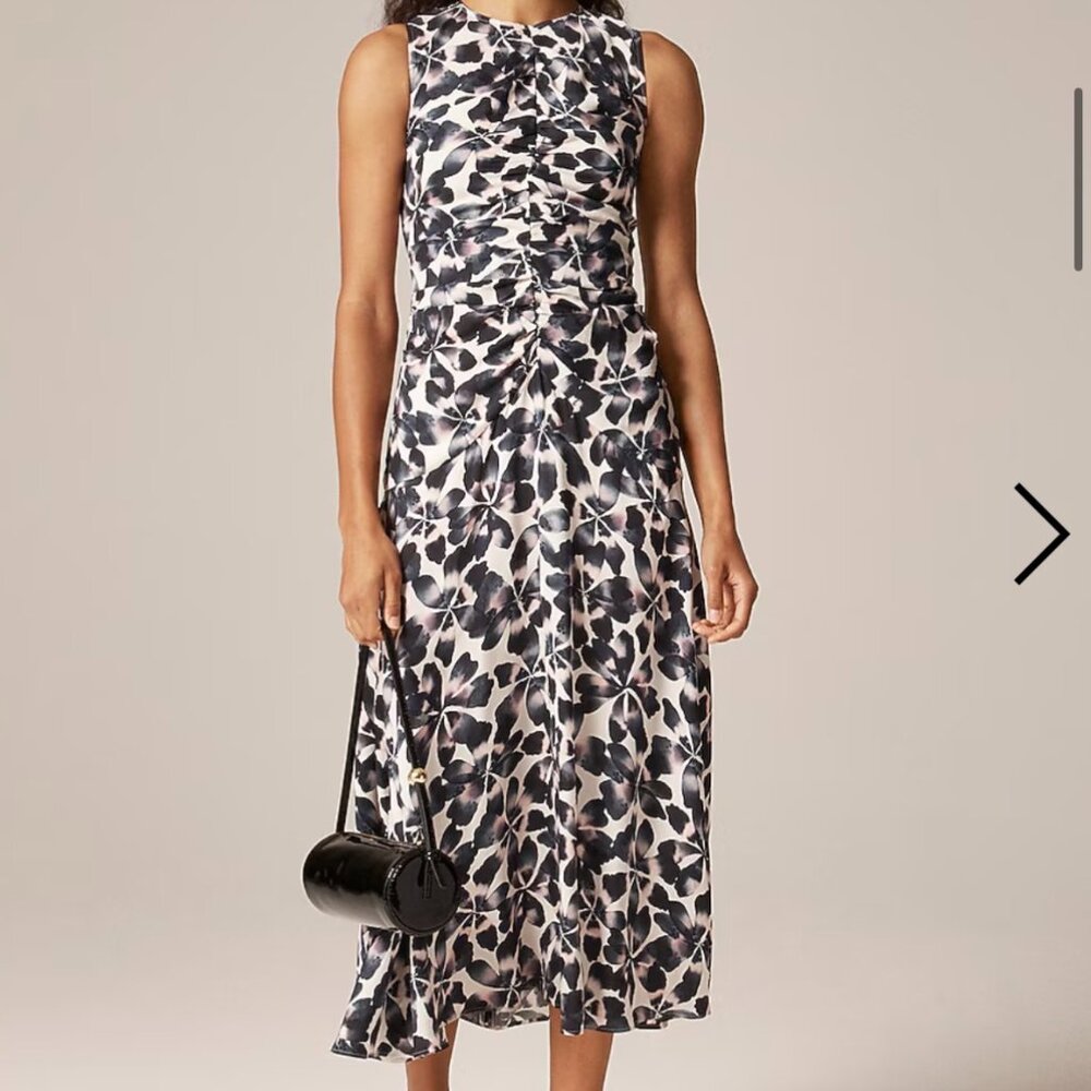 NEW J. CREW Veranda dress in watercolor floral print Size 10